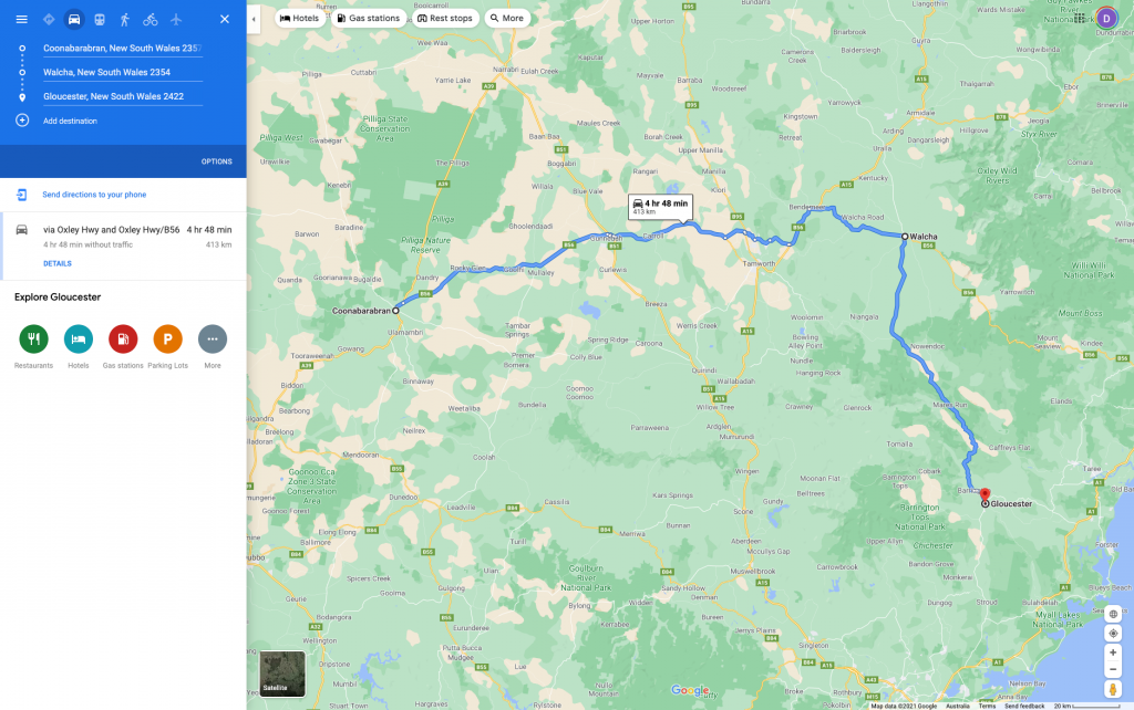 FireShot Capture 100 – Coonabarabran NSW to Gloucester NSW – Google Maps – www.google.com